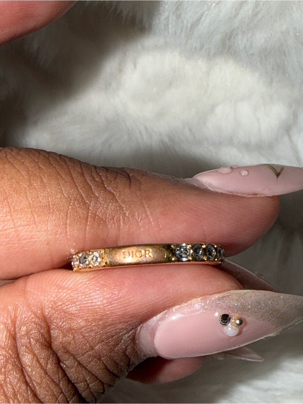Dior Gold Metal Revolution Ring- SIZE SMALL - Picture 8 of 8